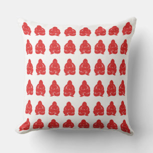 Coussin Red Asian Moods Bouddah Boys