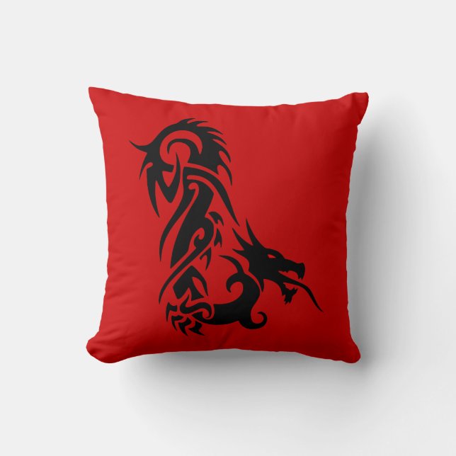 Coussin Red Dragon personnalisable (Recto)