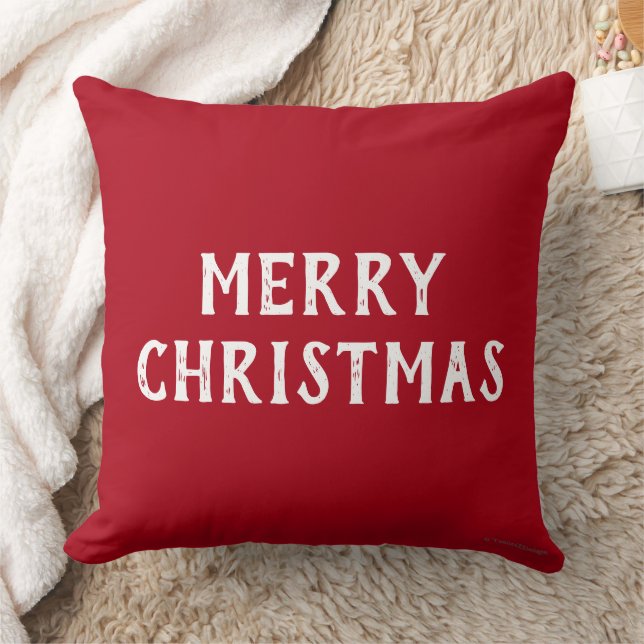 Coussin Red Green Joyeux Noël Joie au monde (Couverture)