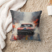 Coussin Red Muscle Car direction (Couverture)