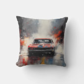 Coussin Red Muscle Car direction (Recto)