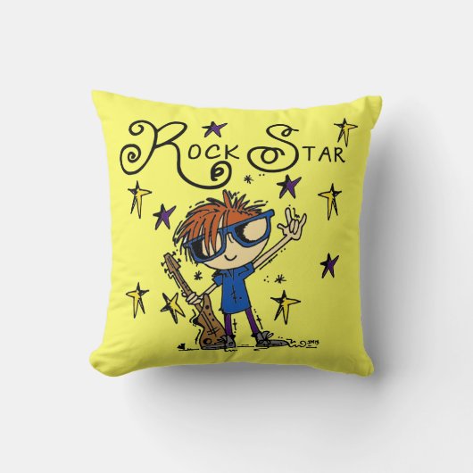 Coussin Redhead Boy Rock Star (Recto)