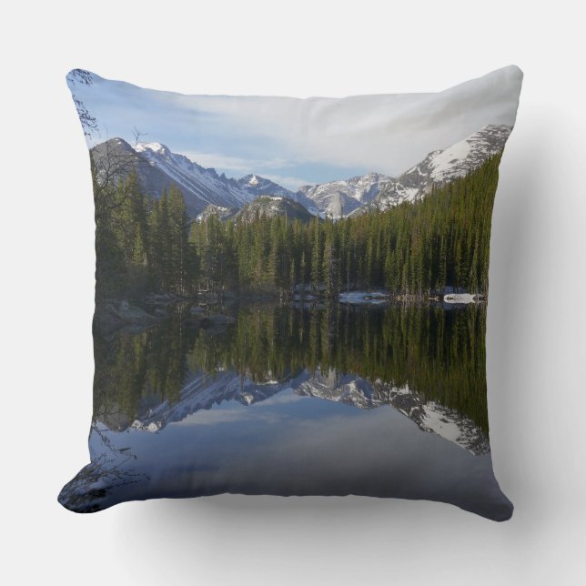 Coussin Reflet de Bear Lake II (Recto)