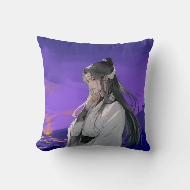 Coussin Réflexion du crépuscule - Anime (Recto)