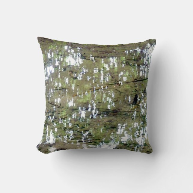 Coussin Réflexions Arbre Dans L'Eau (Recto)