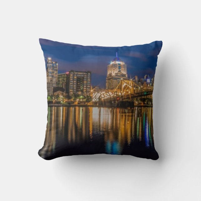 Coussin Réflexions de Pittsburgh (Recto)