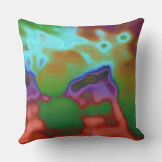 Coussin Réflexions sur les couleurs