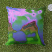Coussin Réflexions sur les couleurs (Herbe)