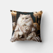 Coussin Regal Cat à Gown (Recto)