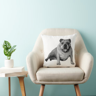 Coussin Regard Douillet du Bulldog