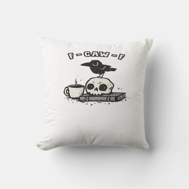 Coussin Regard Unique F Caw F Cool (Recto)
