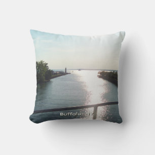 Coussin Regardant sur le lac Érié