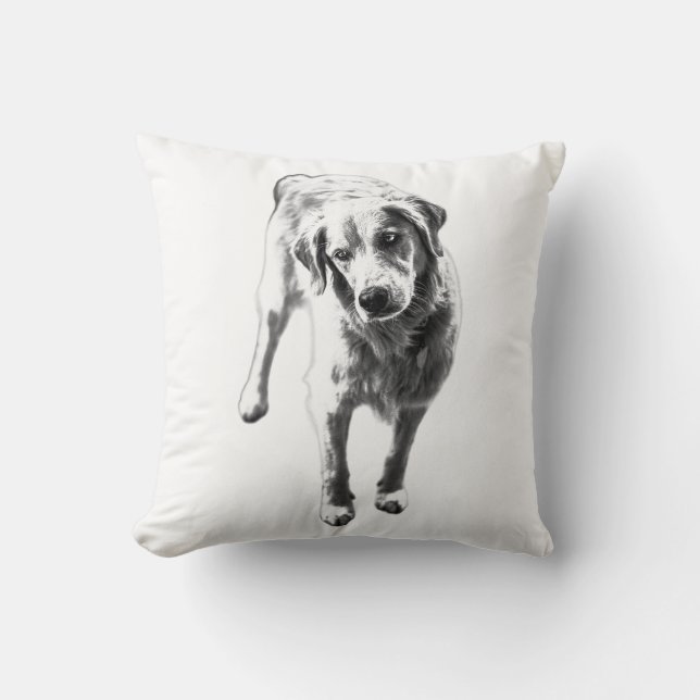 Coussin Regarder douillet dans la lumière d'automne (Recto)