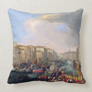 Coussin Régate tenue en l'honneur de Frederick VI du