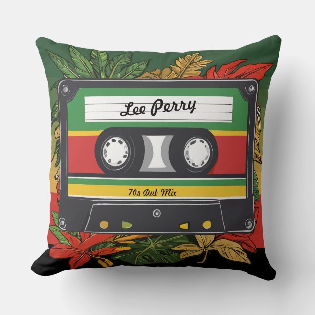 Coussin Reggae Grooves pour l'anniversaire de l'ami Person (Recto)