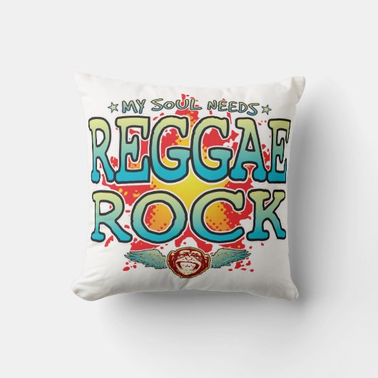 Coussin Reggae Rock Soul Cushion (Recto)