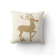 Reindeer Rustic Red Nez Holiday