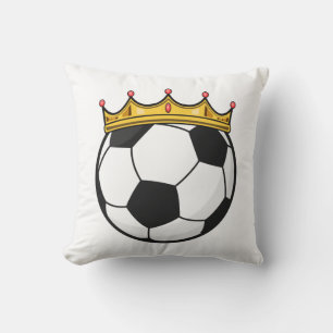 Coussin Reine de la couronne de football