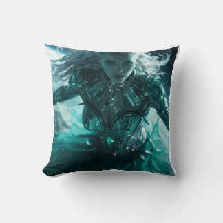 Coussin Reine de la nébuleuse émeraude – Armure de cristal