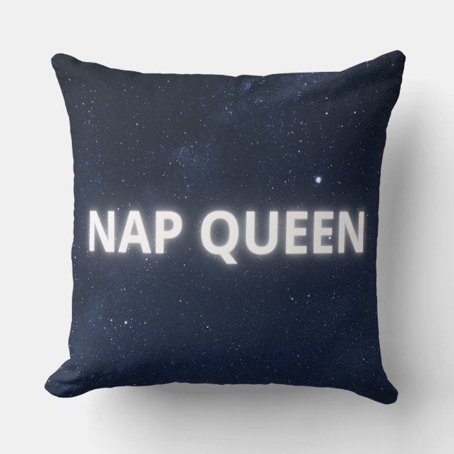 Coussin Reine de la sieste (Recto)