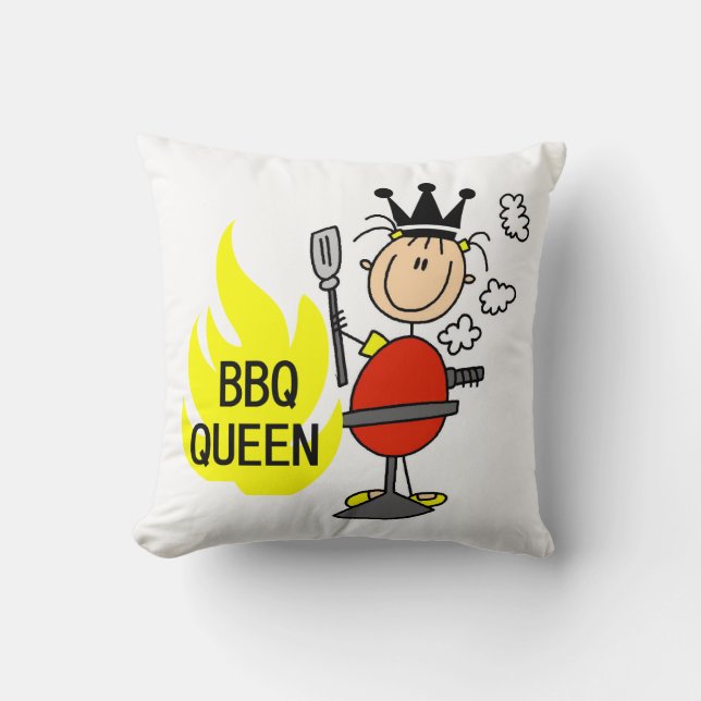 Coussin Reine du BBQ (Recto)