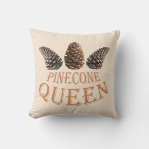 Coussin Reine du cône de pin