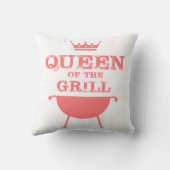 Coussin Reine Du Grill, Rose (Verso)