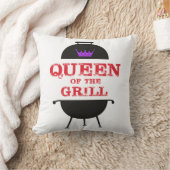 Coussin Reine Du Grill, Rouge Couronne Violet (Couverture)