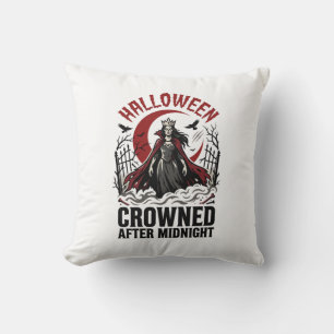 Coussin Reine Halloween des morts-vivants Lever de minuit