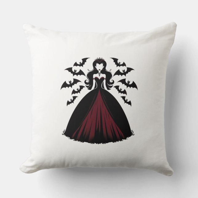 Coussin Reine Vampire (Recto)