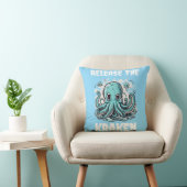 Coussin Relâchez le KRAKEN ! Pipe mignonne (Chaise)