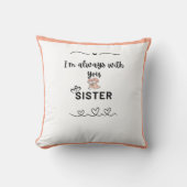 Coussin relation soeur mignon (Recto)