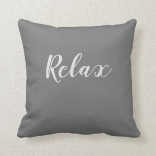 Coussin Relaxez-vous en écrivant sur un arrière - plan g