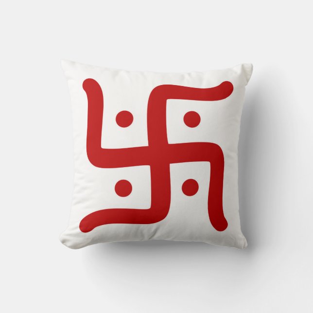 Coussin religion indoue traditionnelle indienne de symbole (Recto)