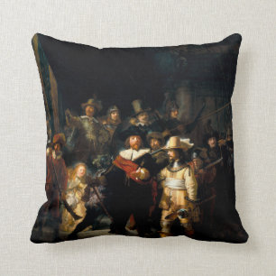 Coussin Rembrandt le carreau de montre de nuit