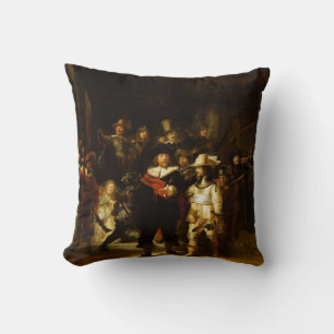 Coussin Rembrandt Nightwatch Night Watch Peinture baroque