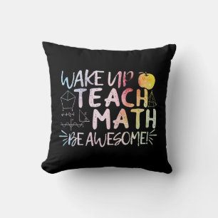 Coussin Remerciement pour un professeur de mathématiques -