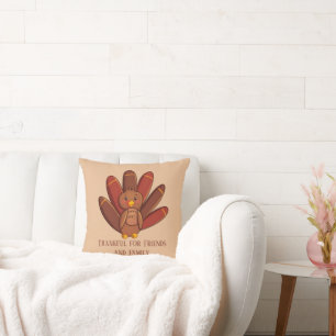 Coussin Remerciements aux amis et à la famille d'ajouter