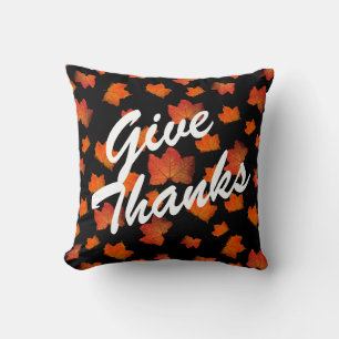 COUSSIN REMERCIEZ FEUILLES D'AUTOMNE FEUILLE D'AUTOMNE ÉLÉ