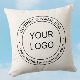 Coussin Remplacement de logo facile et texte modifiable   