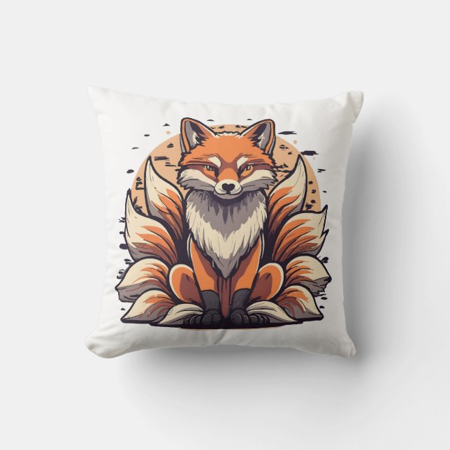 Coussin Renard à neuf queues (Recto)