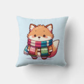 Coussin Renard Choupinet en Hiver (Verso)