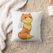 Coussin Renard comme mariée avec voile (Couverture)