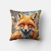 Coussin Renard dans la prairie (Verso)