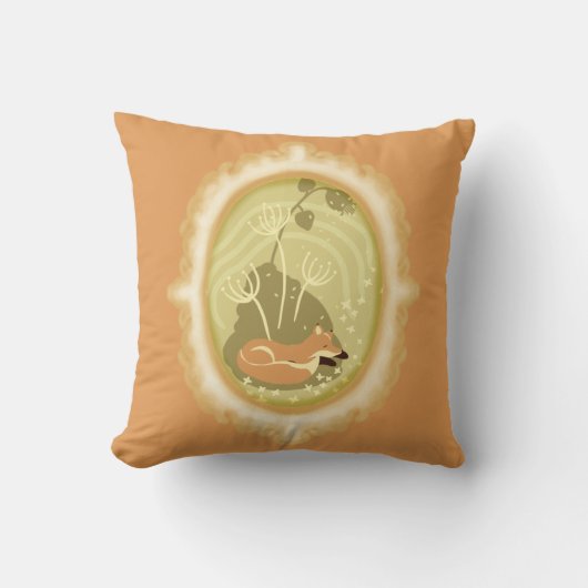 Coussin Renard dormant (Recto)