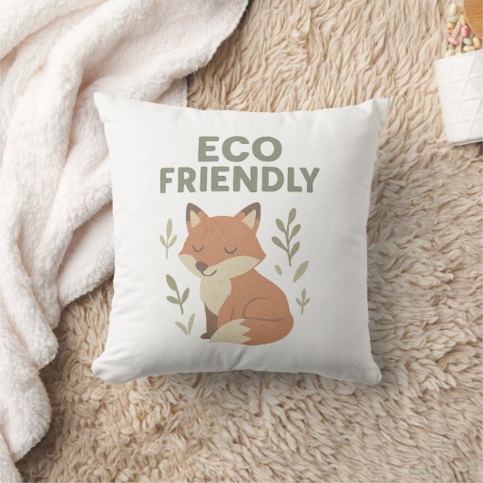 Coussin Renard écologique (Couverture)