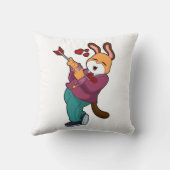 Coussin Renard en marié avec costume (Verso)