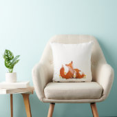 Coussin Renard et bébé (Chaise)