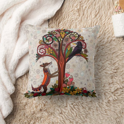 Coussin renard et corneille (Couverture)