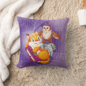 Coussin renard et hibou (Couverture)